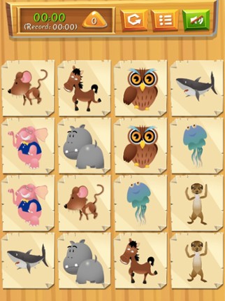 Memory Cartoon - Animals screenshot