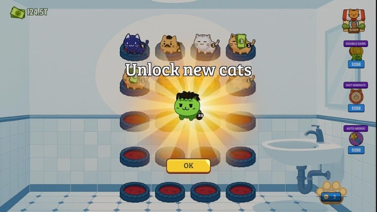 Merge Cats Idle Evolution screenshot