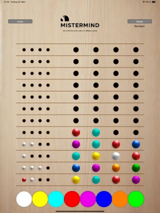 MisterMind Game screenshot