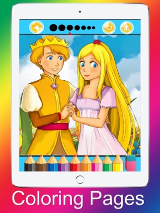 Princess Coloring Pages Beauty and the Beast Image