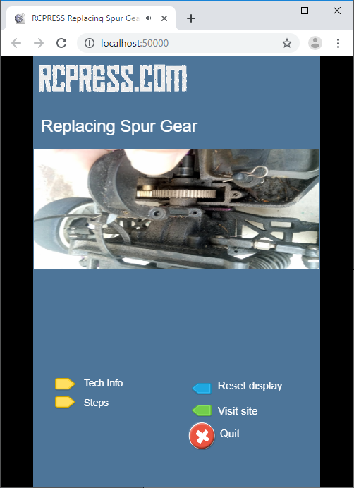 Games like RCPRESS Replacing the spur gear