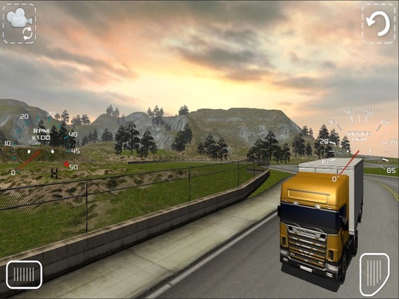 Truck Simulator Grand American Mountain Free screenshot
