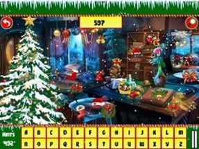 Christmas Hidden Objects:Free Hidden Alphabets Image