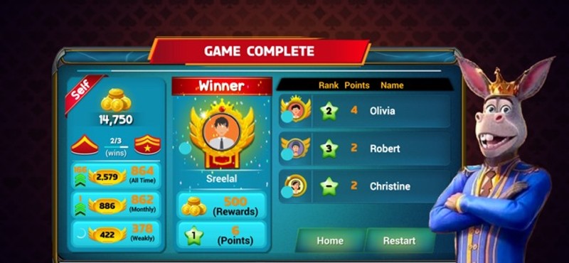 Donkey King: Classic Card Game screenshot