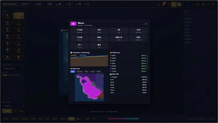 Earth Simulator screenshot