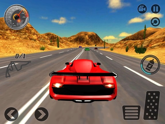 Fast Racing Car Simulator 3D - Winter Race 2017 screenshot