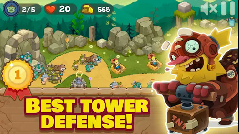 Tower Defense Realm King Hero screenshot