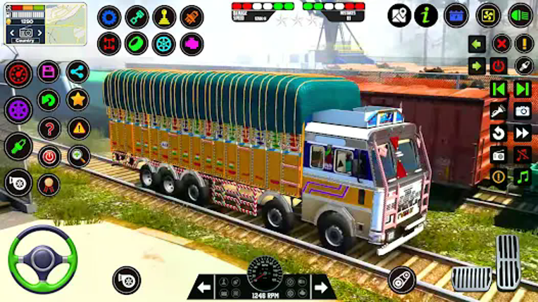 Indian Cargo Truck Sim Game 3D screenshot