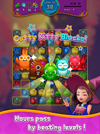 Jewel Witch - Match 3 Game screenshot