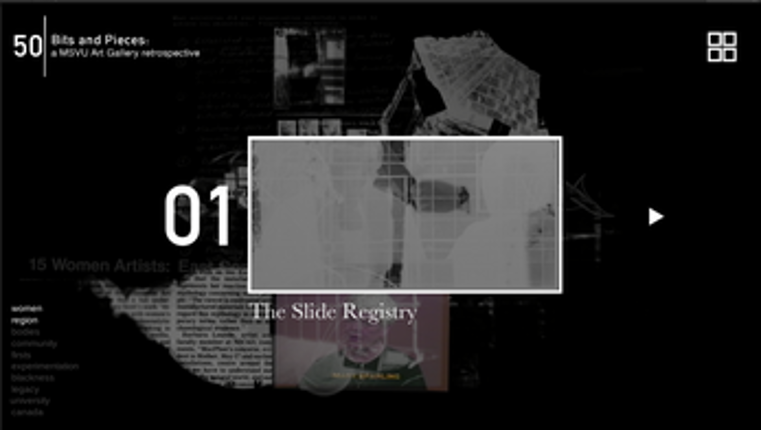 50 Bits & Pieces: An MSVU Art Gallery Retrospective screenshot