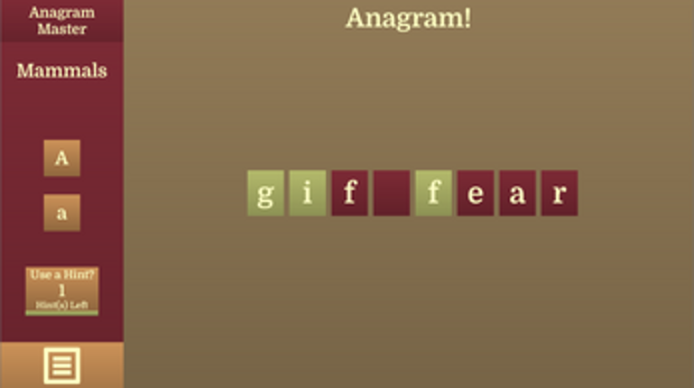Anagram Master screenshot