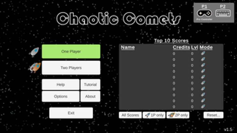 Chaotic Comets Image