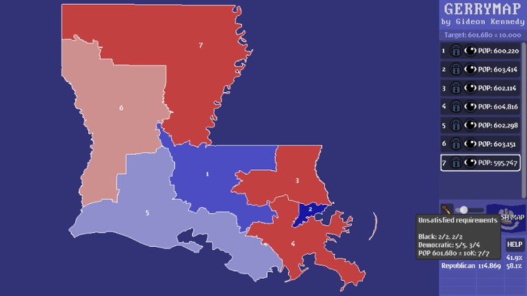 Gerrymap screenshot
