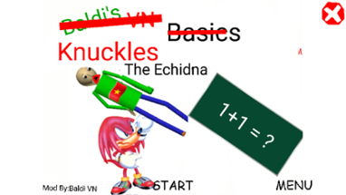 Knuckles The Echidna Bang Baldi VN Image