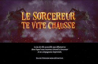 Le Sorcereur Te Vite Chausse Image