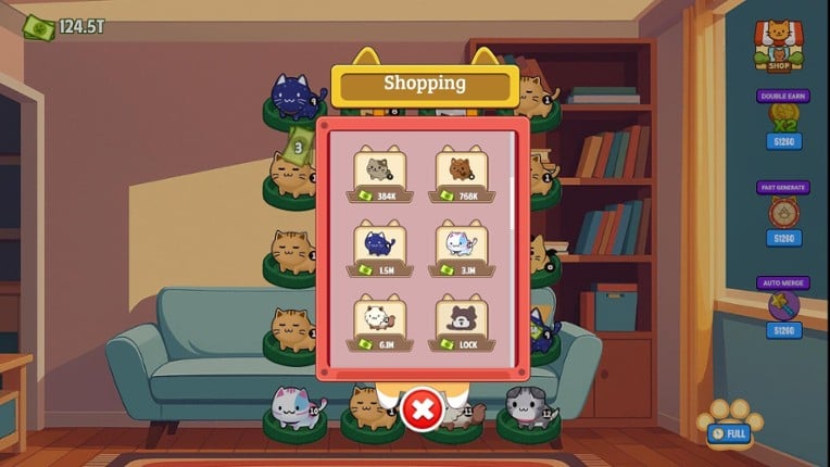 Merge Cats Idle Evolution screenshot