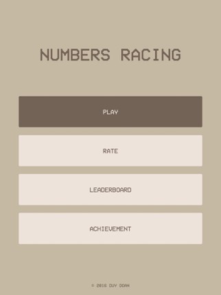 Numbers Racing screenshot