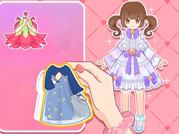 Paper Doll For Girls Dress Up Game Cover