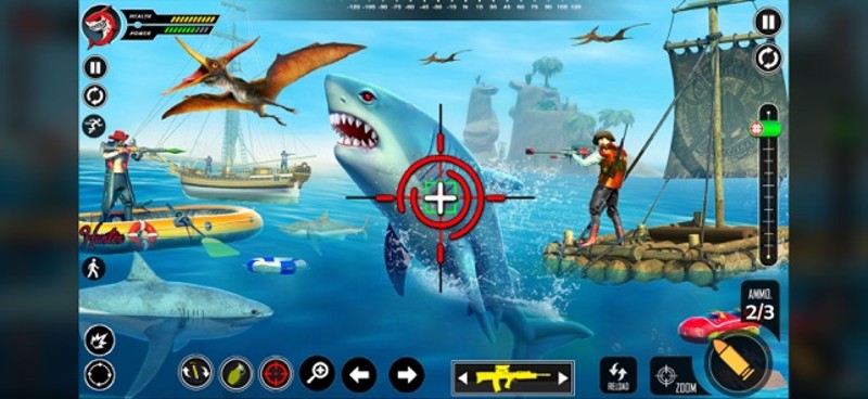 Shark Attack Simulator Game 3D screenshot