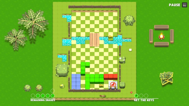 Snaketris: Rescue 'em all screenshot