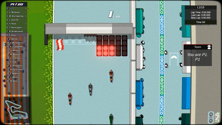 SuperbikeGP 2D screenshot