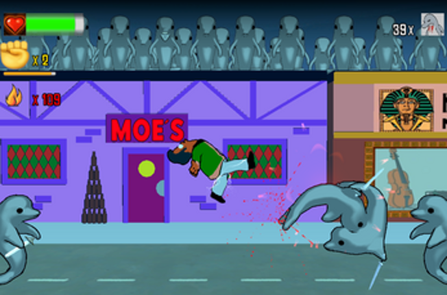 The Simpsons: Night of the Dolphin! screenshot