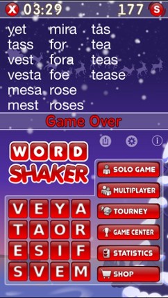Word Shaker Christmas Image
