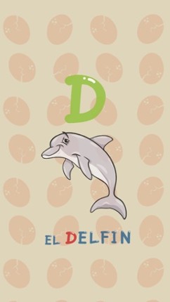 ABC Animals Spanish Alphabets Flashcards: Vocabulary Learning Free For Kids! Image