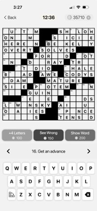 Classic Crossword Puzzles screenshot