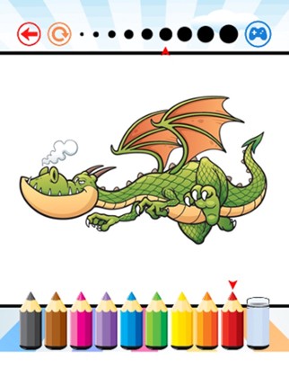 Dragon Art Coloring Book - Activities for Kid Image