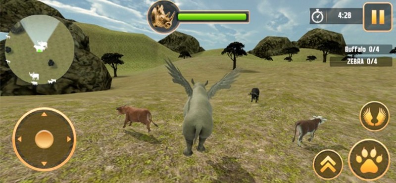 Flying Wild Animals Simulator screenshot