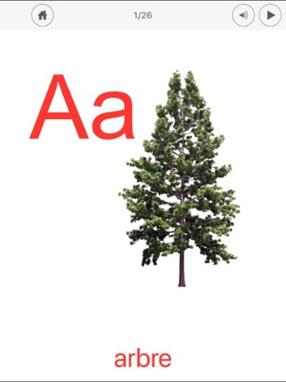 French Alphabet Cards screenshot