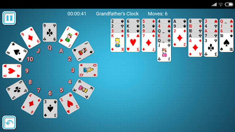 Grandfather's Clock Solitaire screenshot