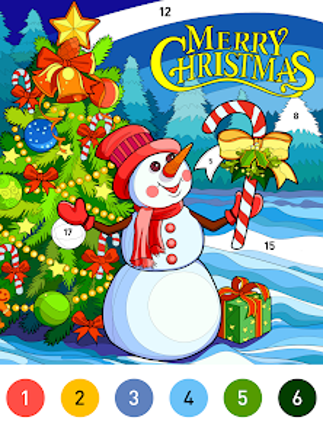 Christmas Winter Coloring Book screenshot