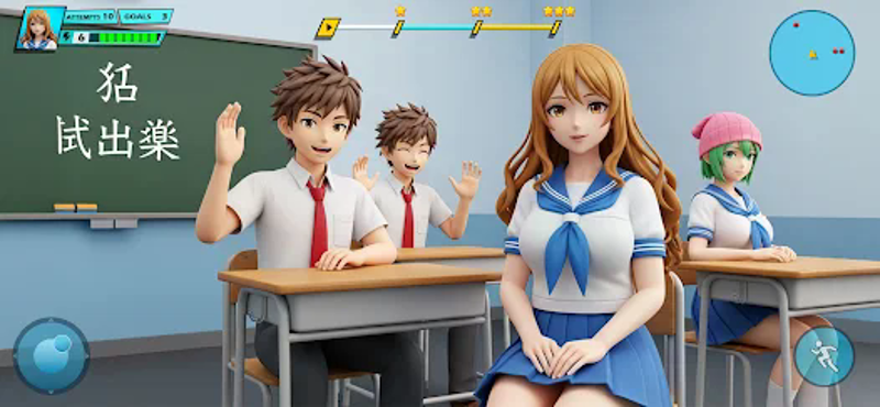 School Love Life: Anime Games screenshot