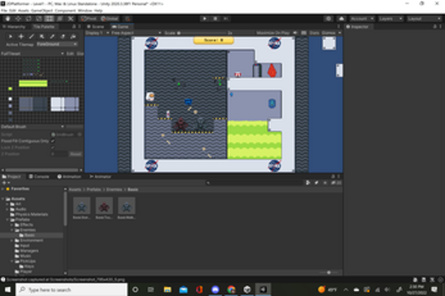2DPlatformer screenshot