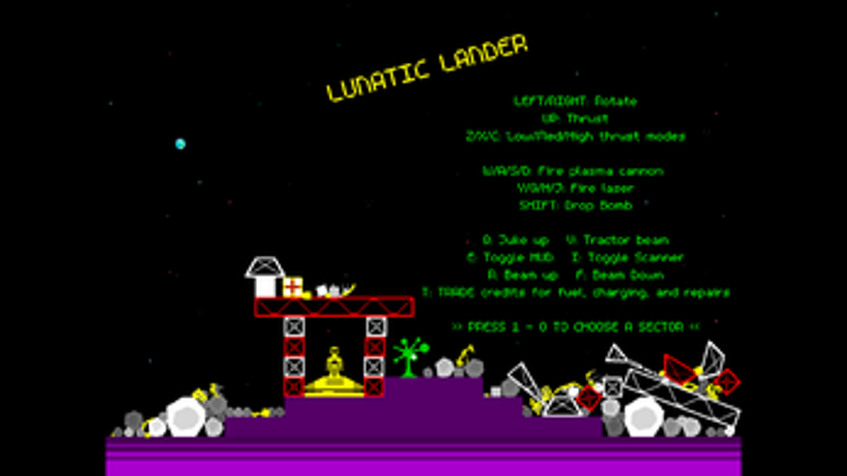 Lunatic Lander screenshot