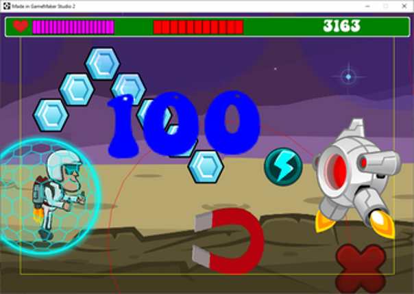 Mega Worm Hole - Accessible Game - One Button Simple Control System screenshot