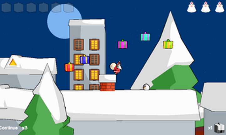 Santa and the giant cake Image