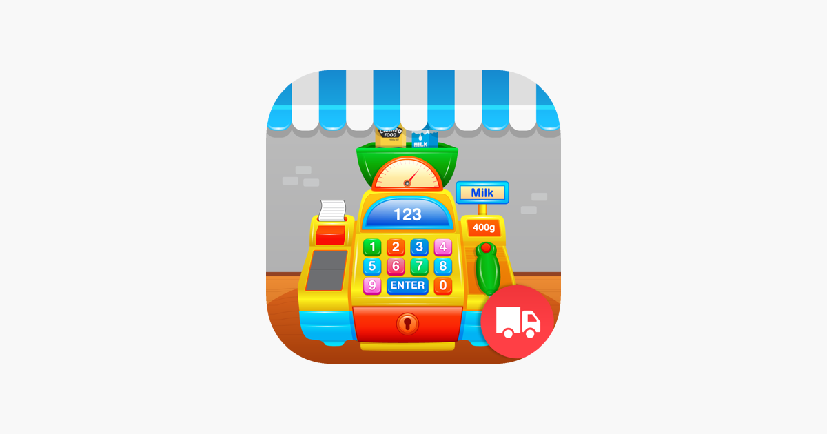 Games like My First Cash Register Lite - Store Shopping Pretend Play for Toddlers and Kids