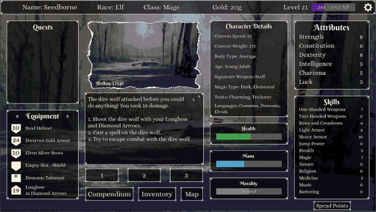 Mythscroll screenshot