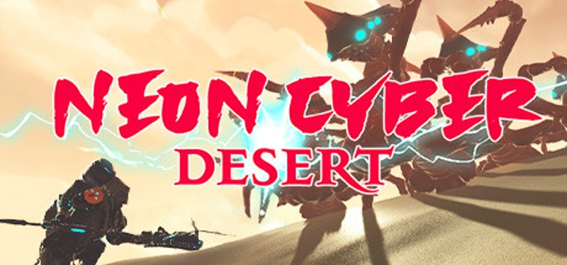 Neon Cyber Desert Image