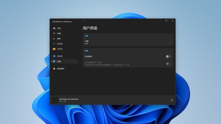 Salt Player for Windows screenshot