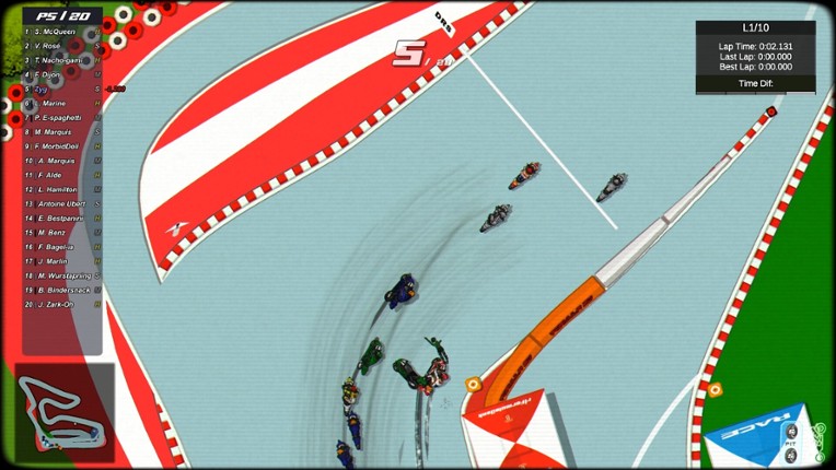 SuperbikeGP 2D screenshot