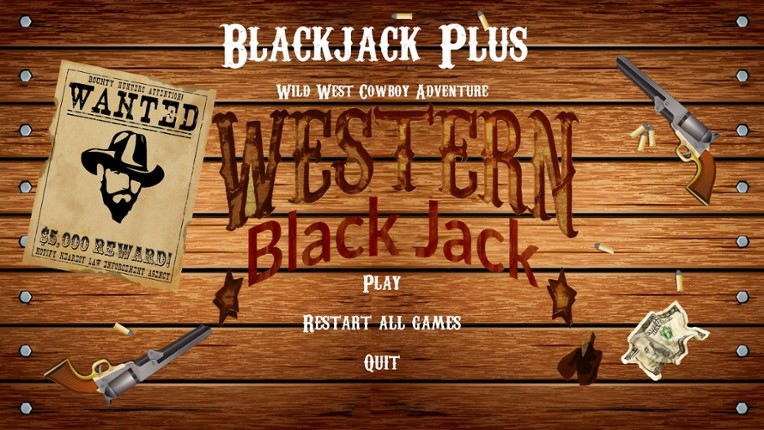 Blackjack Plus - Wild West Cowboy Adventure screenshot