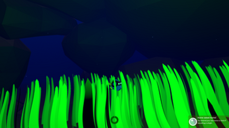 Bottom of the Blue Image