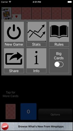 Cribbage Klondike screenshot