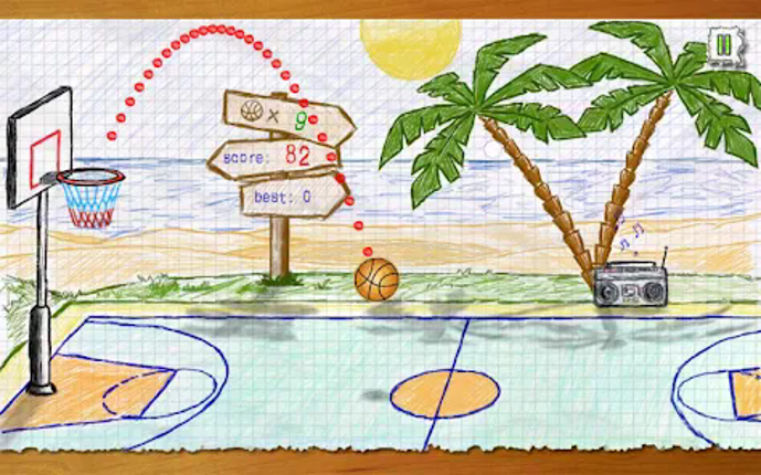 Doodle Basketball screenshot