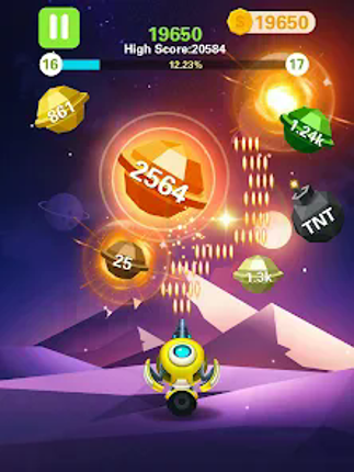 Rock Blast - Fire Ball screenshot