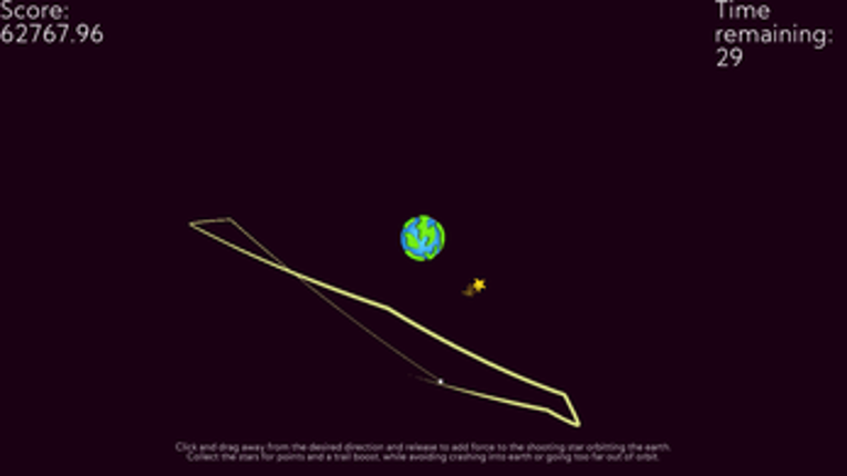 Shooting star screenshot
